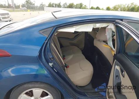 2014 Hyundai Elantra Se from USA, damaged, VIN KMHDH4AE0EU163187